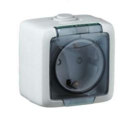 Розетки влагозащитные одинарные