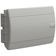Корпус пластиковый встраиваемый на 12 модулей ЩРВ-П-12 IP41 UNION Compact белая дверь