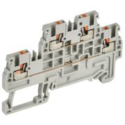 ARMAFIX Клемма пружинная Push-in CP-ML 2 ур. 1,5мм2 серая IEK