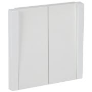 FORTE&PIANO Выключатель 2-клавишный проходной 10А FP207 белый IEK