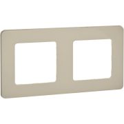 Рамка 2-местная слоновая кость INSPIRIA