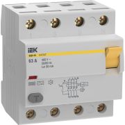 Выключатель дифференциальный (УЗО) KARAT ВД3-63 4P 63А 30мА 6кА тип AC