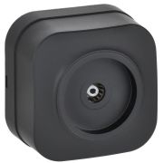 GLORY Розетка для открытой установки TV РТВ20-ХЧм черный матовый IEK