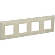 SKANDY Рамка 4-местная SK-F01B бежевый IEK