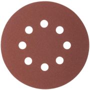 Круги абразивные шлифовальные перфорированные на ворсовой основе под ''липучку'' (Р120, 125 мм, 5шт), Profi