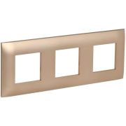 SKANDY Рамка 3-местная SK-F03Sa песочный IEK
