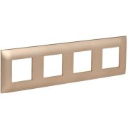 SKANDY Рамка 4-местная SK-F04Sa песочный IEK