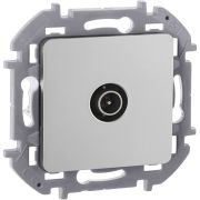 Розетка TV оконечная алюминий INSPIRIA