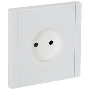 FORTE&PIANO Розетка 1-местная без заземления с защитными шторками винтовое крепление 10А FP217 белый IEK