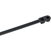 Хомут P6.6 с винтовым креплением чёрный 7,6х400мм IEK