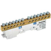 TEKFOR Шина N ноль неизолированная на универсальном держателе 6х9-14-С IEK