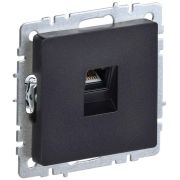 BRITE Розетка компьютерная RJ45 кат.5E РК10-БрЧ черный