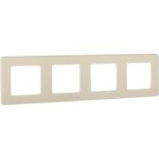 Рамка 4-местная слоновая кость INSPIRIA