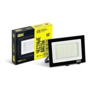 Прожектор СДО 06-50 светодиодный черный IP65 6500K