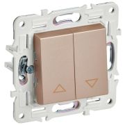 SKANDY Выключатель жалюзи 10А SK-V12Sa песочный IEK