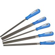 Набор напильников, двухкомпонентная рукоятка, 250 мм БЛИЦ