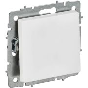 BRITE Выключатель 1-клавишный проходной 10А ВС10-1-6-БрАБ арктический белый IEK
