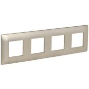 SKANDY Рамка 4-местная SK-F04Sh шампань IEK