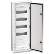 TITAN 5 Корпус металлический ЩРв-60 (1х60) 880х365х130мм IP31 белый (одна дверь)