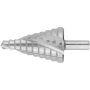 Сверло ступенчатое HSS по металлу, спиральный профиль, 10 ступеней, 9-36 мм