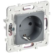 SKANDY Розетка с заземлением с защитными шторками 16А SK-R04Gr серый IEK
