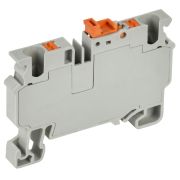 ARMAFIX Клемма пружинная Push-in CP-DT измерительная с ножевым размыкателем 4мм2 серая IEK