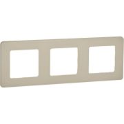 Рамка 3-местная слоновая кость INSPIRIA