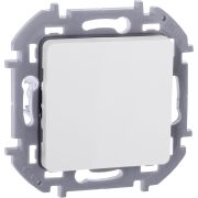 Выключатель 1-клавишный 10АХ безвинтовое крепление белый INSPIRIA