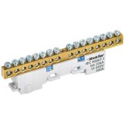 TEKFOR Шина N ноль неизолированная на универсальном держателе 6х9-16-С IEK