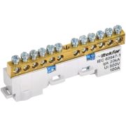 TEKFOR Шина N ноль неизолированная на универсальном держателе 6х9-12-С IEK