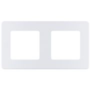 Рамка 2-местная жемчуг INSPIRIA