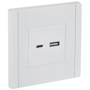 FORTE&PIANO Розетка USB A+C 3,1А FP250 белый IEK