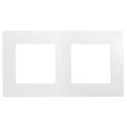 Рамка 2-местная белый ETIKA