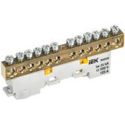 TEKFOR Шина PE земля неизолированная на универсальном держателе 8х12-12-Ж IEK