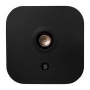 Розетка для открытой установки TV тип звезда черный матовый QUTEO