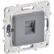 SKANDY Розетка компьютерная RJ45 кат.5E SK-K01Gr серый IEK