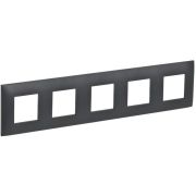 SKANDY Рамка 5-местная SK-F05T титан IEK