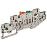 ARMAFIX Клемма пружинная Push-in CP-ML 2 ур. с ножевым размыкателем 2,5мм2 серая IEK