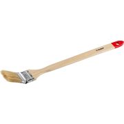 Кисть радиаторная угловая ''УНИВЕРСАЛ-МАСТЕР'', светлая натуральная щетина, деревянная ручка, 50мм