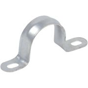Скоба металлическая двухлапковая d=31-32мм