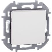 Выключатель 1-клавишный самовозвартный с нормально-открытым контактом 6А безвинтовое крепление белый INSPIRIA