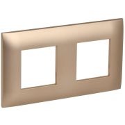 SKANDY Рамка 2-местная SK-F02Sa песочный IEK