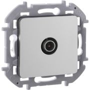 Розетка TV тип звезда алюминий INSPIRIA