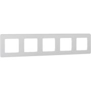 Рамка 5-местная белый INSPIRIA