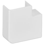 METRA MINI Поворот на 90град 20х12мм белый