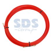 Протяжка кабельная (мини УЗК в бухте), стеклопруток, d=3,5 мм, 25 м, красная