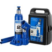 Домкрат бутылочный гидравлический 2т, 180-347мм в кейсе, Профессионал