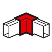 METRA MINI Угол внутренний 20х12мм белый