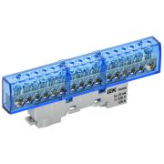 TEKFOR Шина N ноль изолированная на универсальном держателе 8х12-16-С IEK