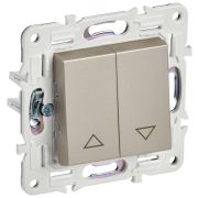 SKANDY Выключатель жалюзи 10А SK-V12Sh шампань IEK